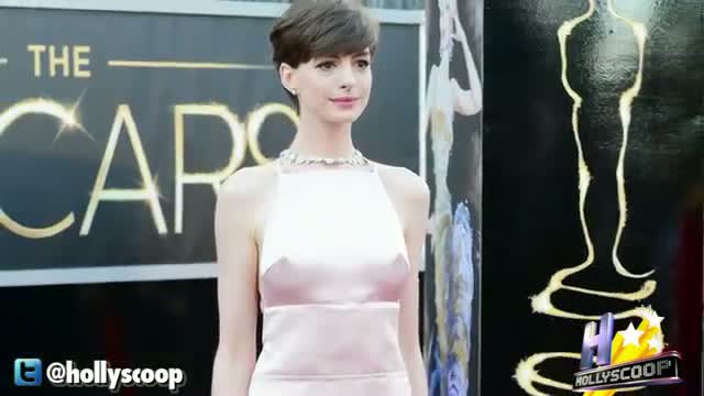 Anne Hathaway's Disappointing Look At 2013 Oscars