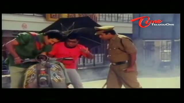 Telugu Comedy Scene From Pekata Paparao Movie - Brahmi As Cop Comedy Scene With Rajendra Prasad - Telugu Cinema Movies
