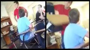 Kid Gets Owned With Desk During Class