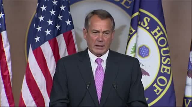 Boehner: Revenue Issue Is Now Closed