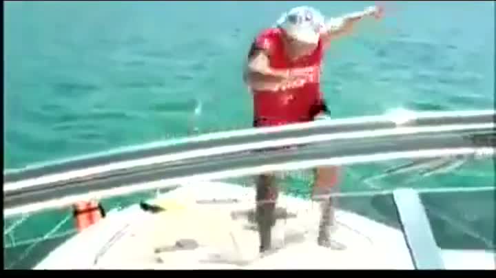 Drunk Dude Takes A Dive