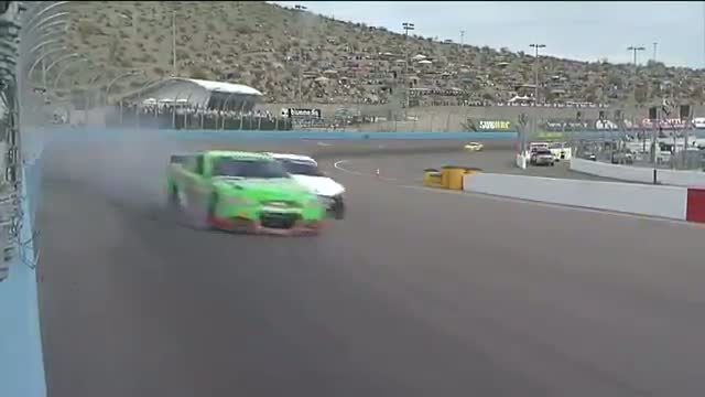 Craziest Moment from Phoenix: Danica Patrick hits wall hard after losing a tire