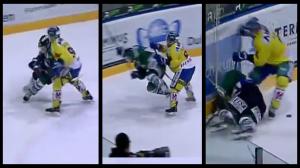 Swiss Hockey Player Paralyzed After Monster Hit