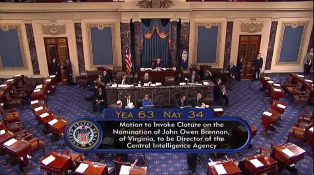 Senate Confirms Brennan to Head the CIA