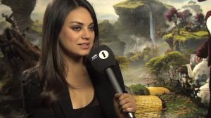 Mila Kunis Helps Nervous First Time Reporter Through Train Wreck Interview