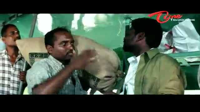 Telugu Comedy Scene From Swetha Naagu Movie - Karunas As Bus Conductor Comedy Scene With Passenger - Telugu Cinema Movies