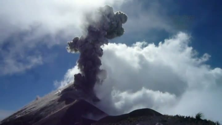 Guatemalan Volcano Erupts In Front of People