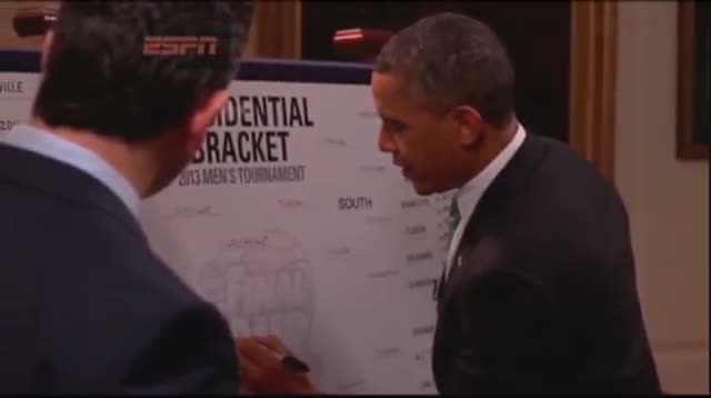 Obama's Final Four Picks Revealed