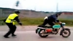Motorcycle Cop Ghost Ride