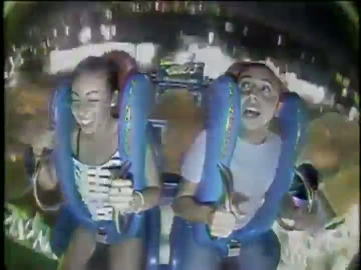 Guy Passes Out On Slingshot Ride