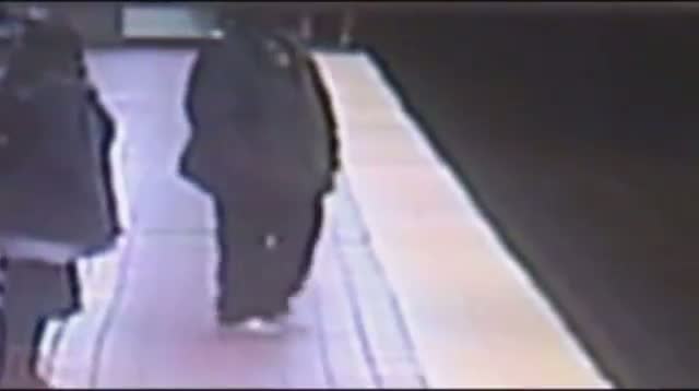 Man Jumps Onto Subway Tracks to Rescue Stranger