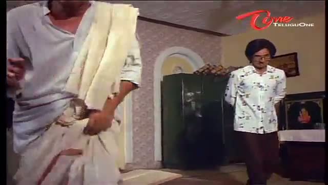 Telugu Comedy Scene From Krishna Leela Movie - Mohan Babu Scares Subhaleka Sudhakar - Telugu Cinema Movies