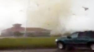 Man Stays Chill While Tornado Rips Through a House