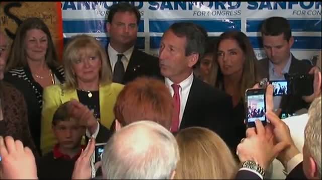 SC's Sanford Wins GOP Primary for Old House Seat