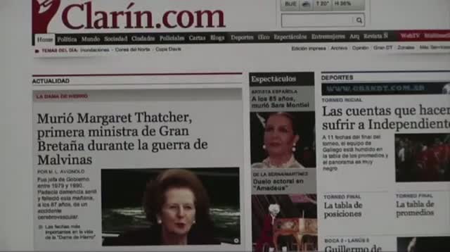 World Leaders Mourn "The Iron Lady"