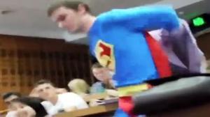 Failed Superman Prank at University