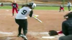 Softball Pitcher Hit In The Face