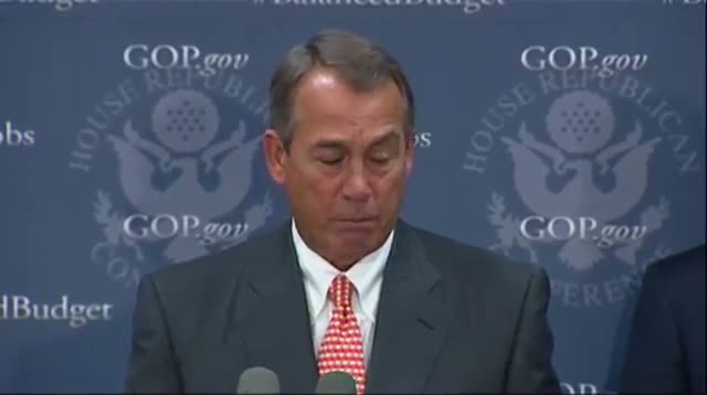 Boehner: Obama Deserves Some Credit for Budget