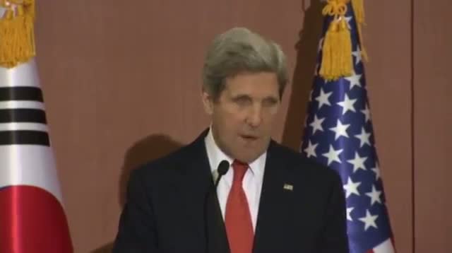 Kerry: NKorea Rhetoric Is Simply Unacceptable