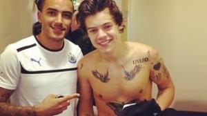 Harry Styles Goes Shirtless
