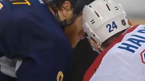 NHL Player Tries To Win A Faceoff By Licking His Opponent