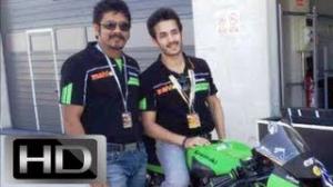 Nagarjuna and Akhil in Spain to back Mahi Racing Team India