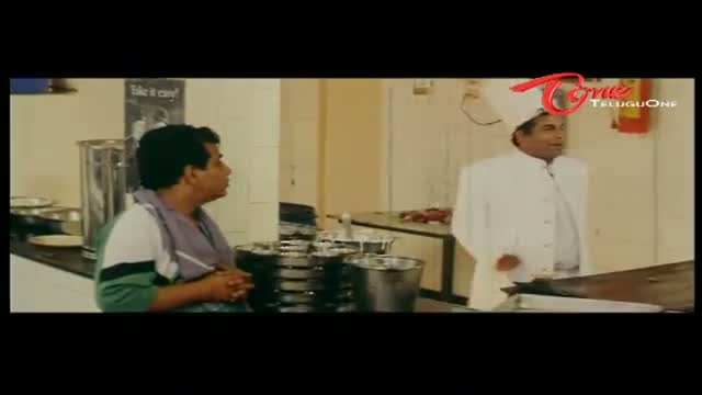 Telugu Comedy Scene From Rajasthan Movie - Brahmanandam As Cook - Hilarious Comedy Scene - Telugu Cinema Movies