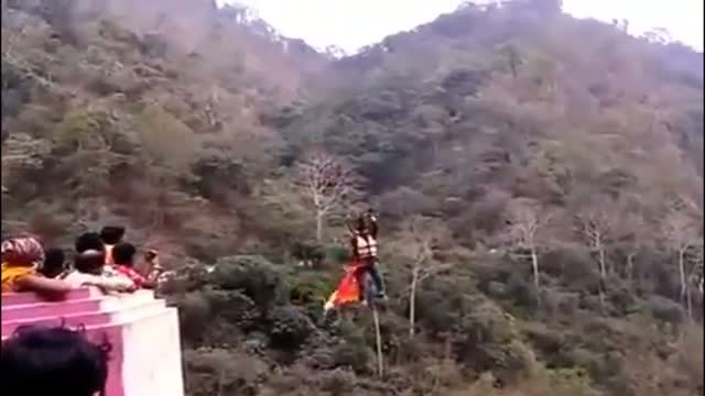 Shailendra nath Stuntman Dies During World Record Original Footage