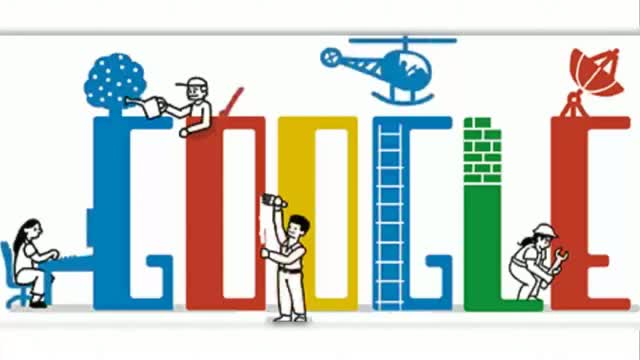 Google Doodles for International Labour Day 2013