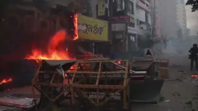 Violence Erupts on Bangladesh Streets