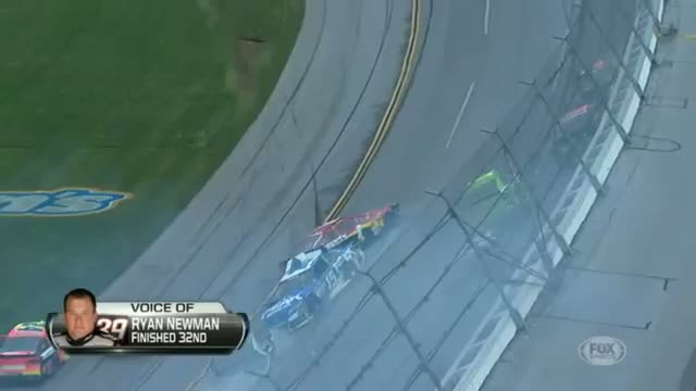 NASCAR: Danica, Newman and Busch upset after crash in final laps of Aaron's 499 (2013)