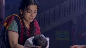 Main Krishna Hoon Movie Scene - Kantaben Rescues An Abandoned Baby Boy