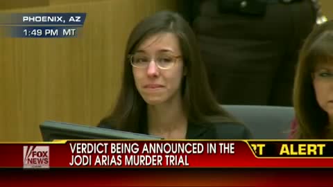 Jodi Arias' reaction as guilty verdict is read