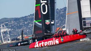 British Olympic champion killed after sailboat capsizes while practicing for America's Cup in San Francisco Bay