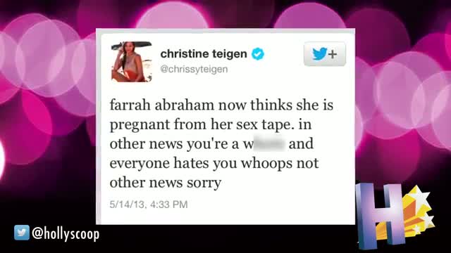 Chrissy Teigen Bullying 'Teen Mom' Farrah Abraham On Twitter?