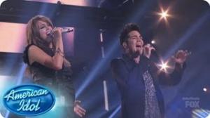 Angie Miller and Adam Lambert Perform "Titanium" - AMERICAN IDOL SEASON 12