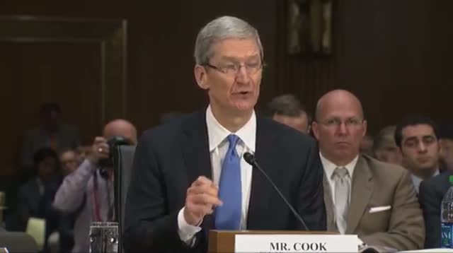 Tim Cook Defends Apple's Tax Accounting
