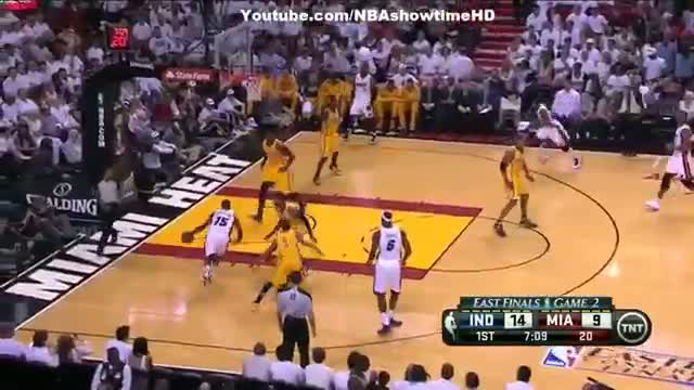 Indiana Pacers Vs Miami Heat - May 24, 2013 (Game 2) - 1st Qtr Highlights - NBA Eastern Finals 2013