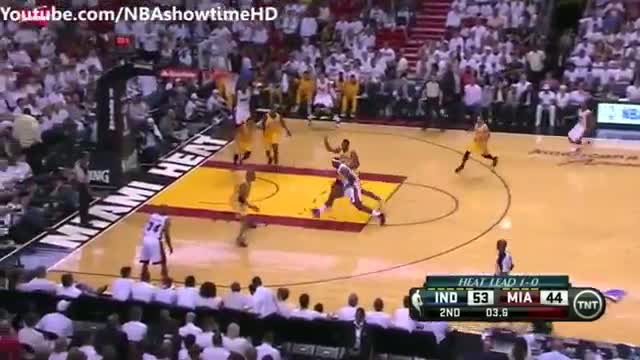 Mike Miller Buzzer-Beater - Pacers vs Heat - May 24, 2013 (Game 2) - NBA Eastern Finals 2013