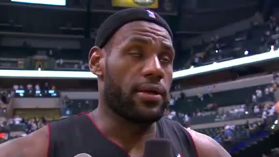 Postgame: LeBron James - Pacers vs Heat - May 26, 2013 (Game 3) - NBA Eastern Finals 2013