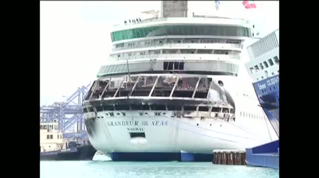 Ship Fire Causes Cruise Cancellation
