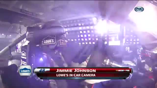 Jimmie Johnson Avoids Crash Coca-Cola 600