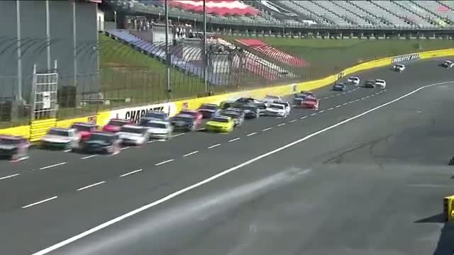 Armstrong Crashes in Final Laps at Charlotte