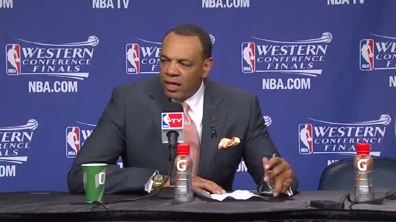 Postgame: Lionel Hollins - Spurs vs Grizzlies - May 27, 2013 (Game 4) - NBA Western Finals 2013
