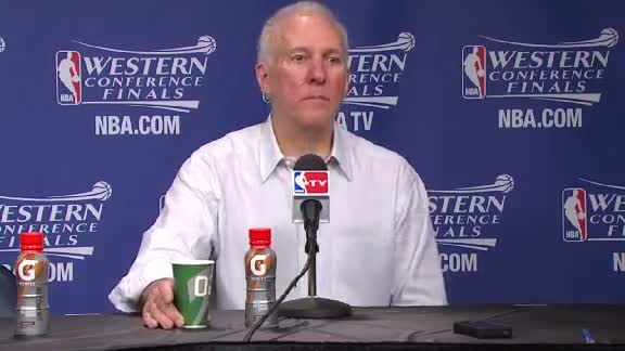 Postgame: Gregg Popovich - Spurs vs Grizzlies - May 27, 2013 (Game 4) - NBA Western Finals 2013