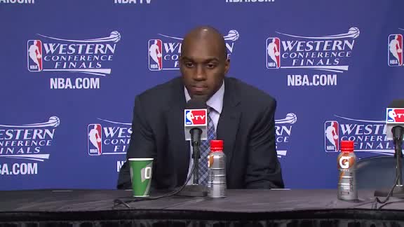 Postgame: Quincy Pondexter - Spurs vs Grizzlies - May 27, 2013 (Game 4) - NBA Western Finals 2013