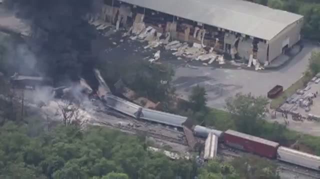 Maryland Train Derailment Fire Under Control