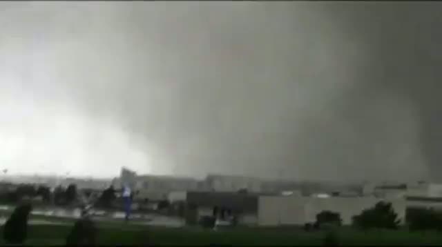 Dash Cam Shows Moore, Oklahoma Tornado