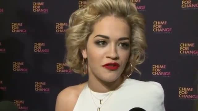 Chime For Change: Rita Ora on women's rights and an acting career