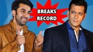 Ranbir Kapoor breaks Salman Khan's RECORD!